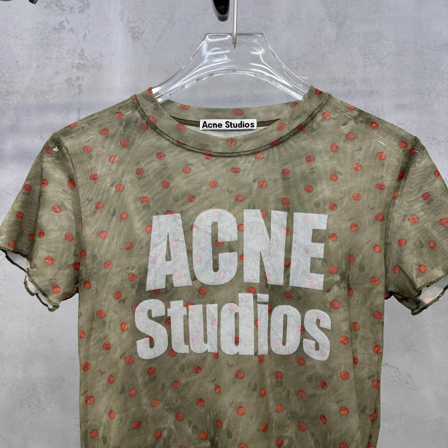 🌾Acne ｜ 新款短袖t，面料坯布印花炒色工艺，休闲时尚，尺码sml