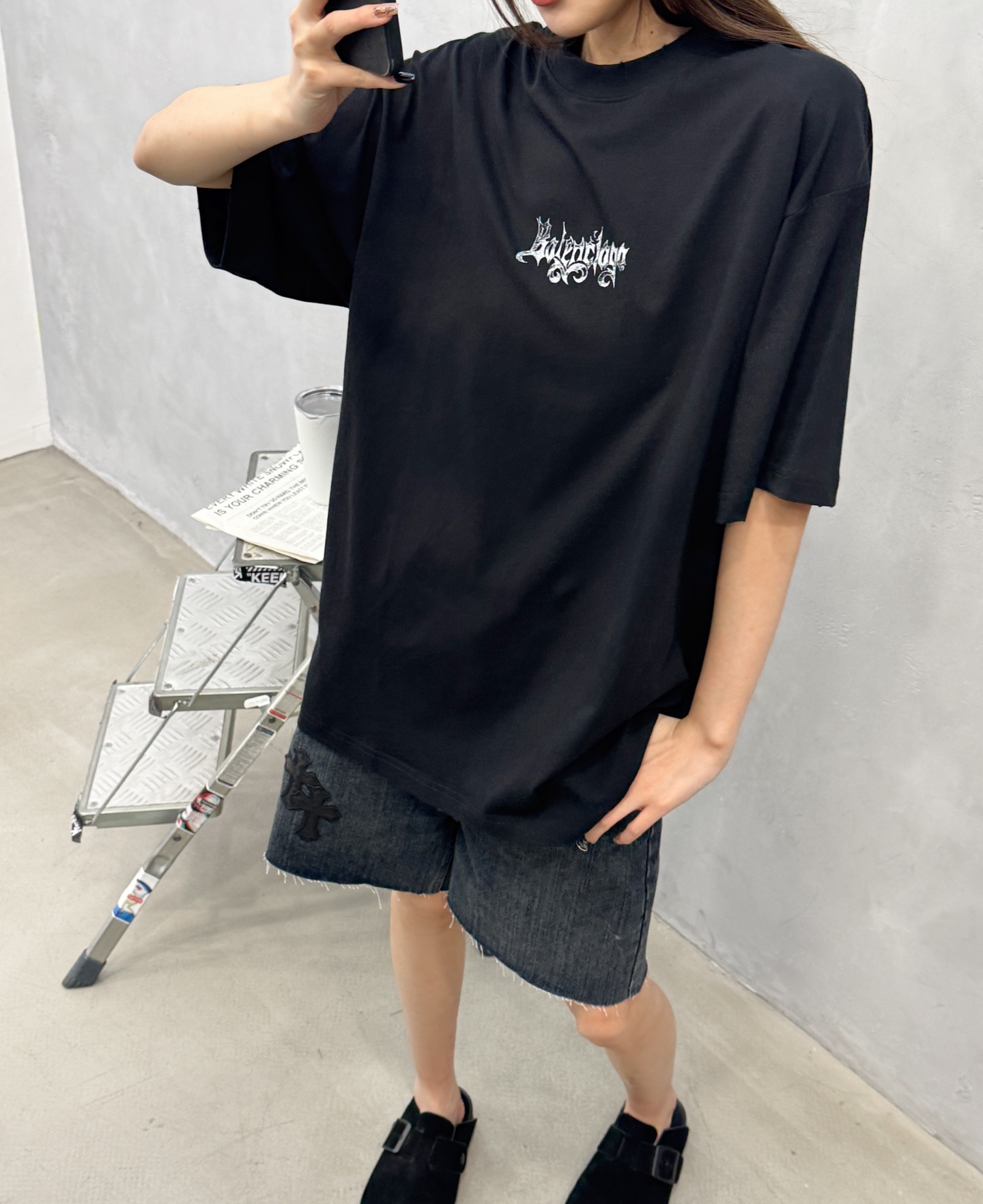 🌾巴黎 ｜ 新款短袖t，成衣洗水吊磨加前后印花工艺，休闲时尚，男女同款，尺码sml