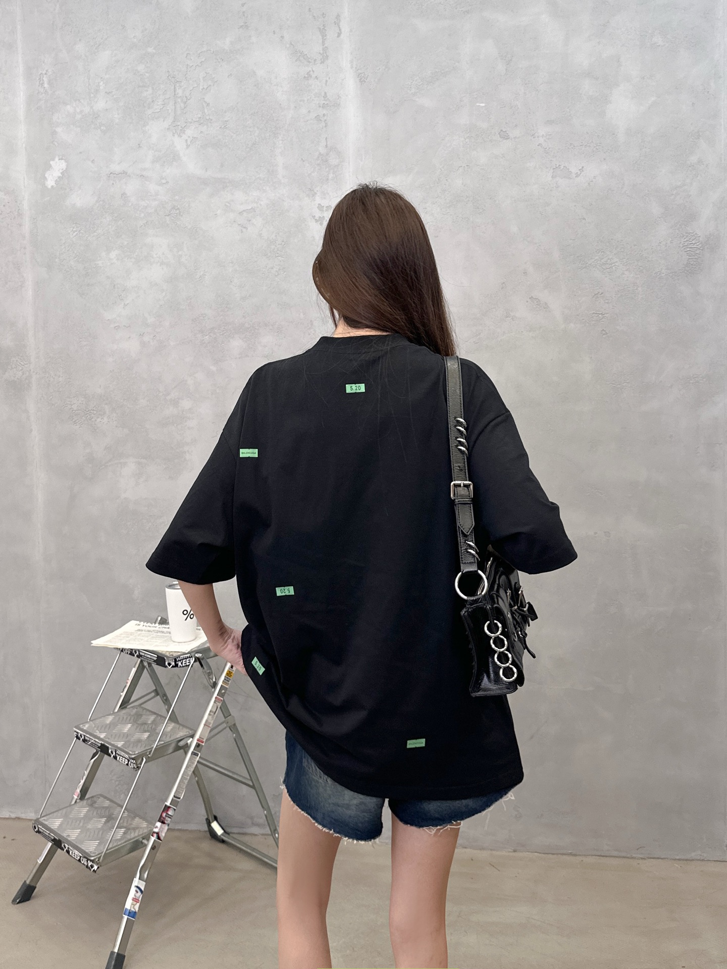 🌾 巴黎 ｜ 新款520系列短袖t，成衣洗水加全身贴纸印花工艺，男女同款，尺码sml