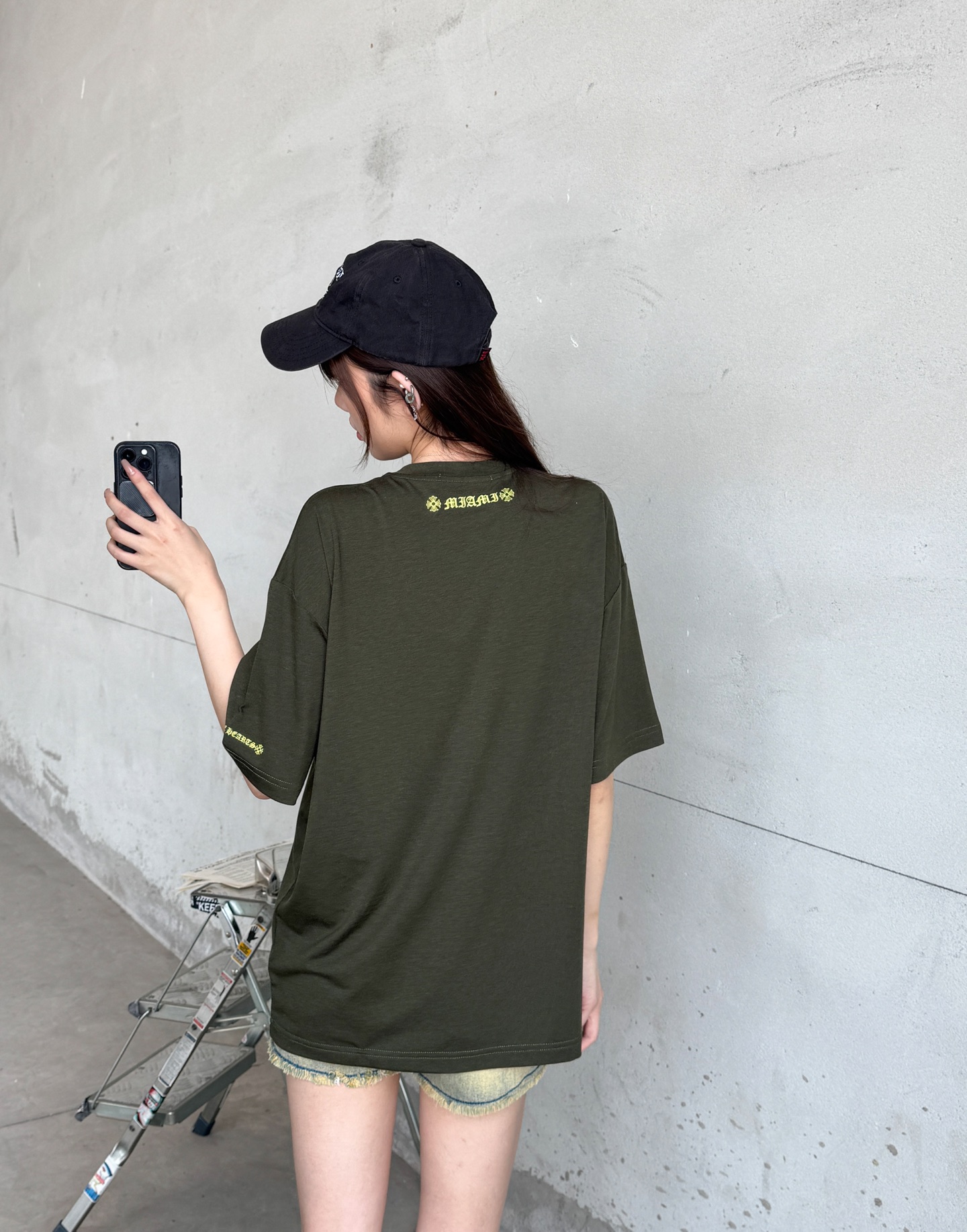 🌾克罗心 ｜ 新款短袖t，日本进口莱赛尔羊毛面料，高级时尚，全身四处印花工艺，男女同款，尺码sml