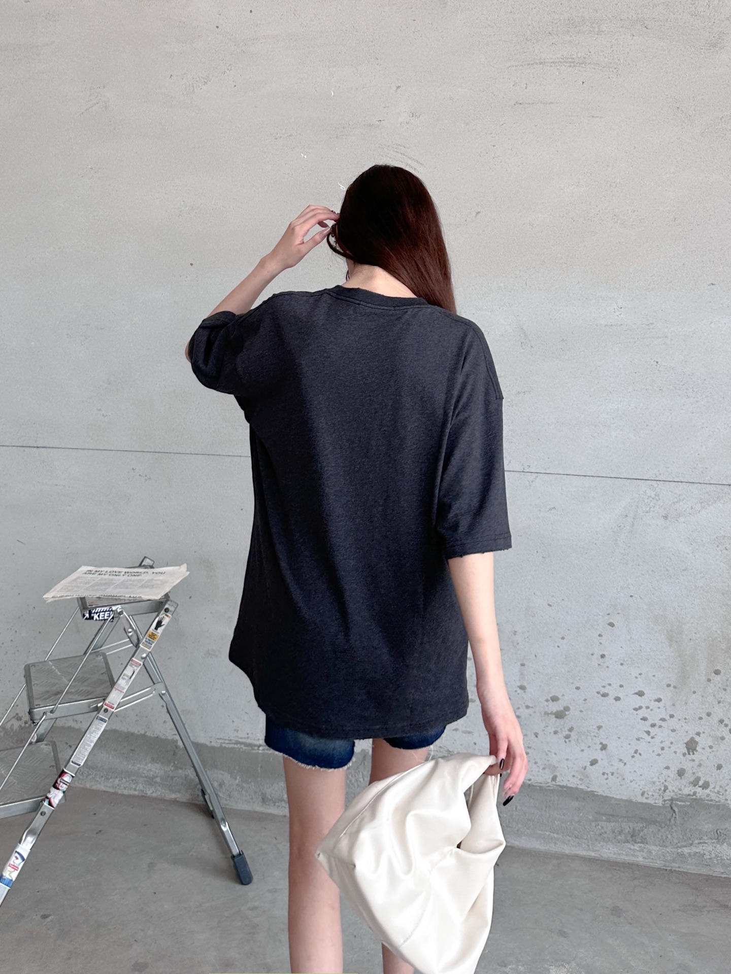 🌾Acne ｜ 新款短袖t，成衣洗水吊磨加成衣印花工艺，休闲时尚，男女同款，尺码sml