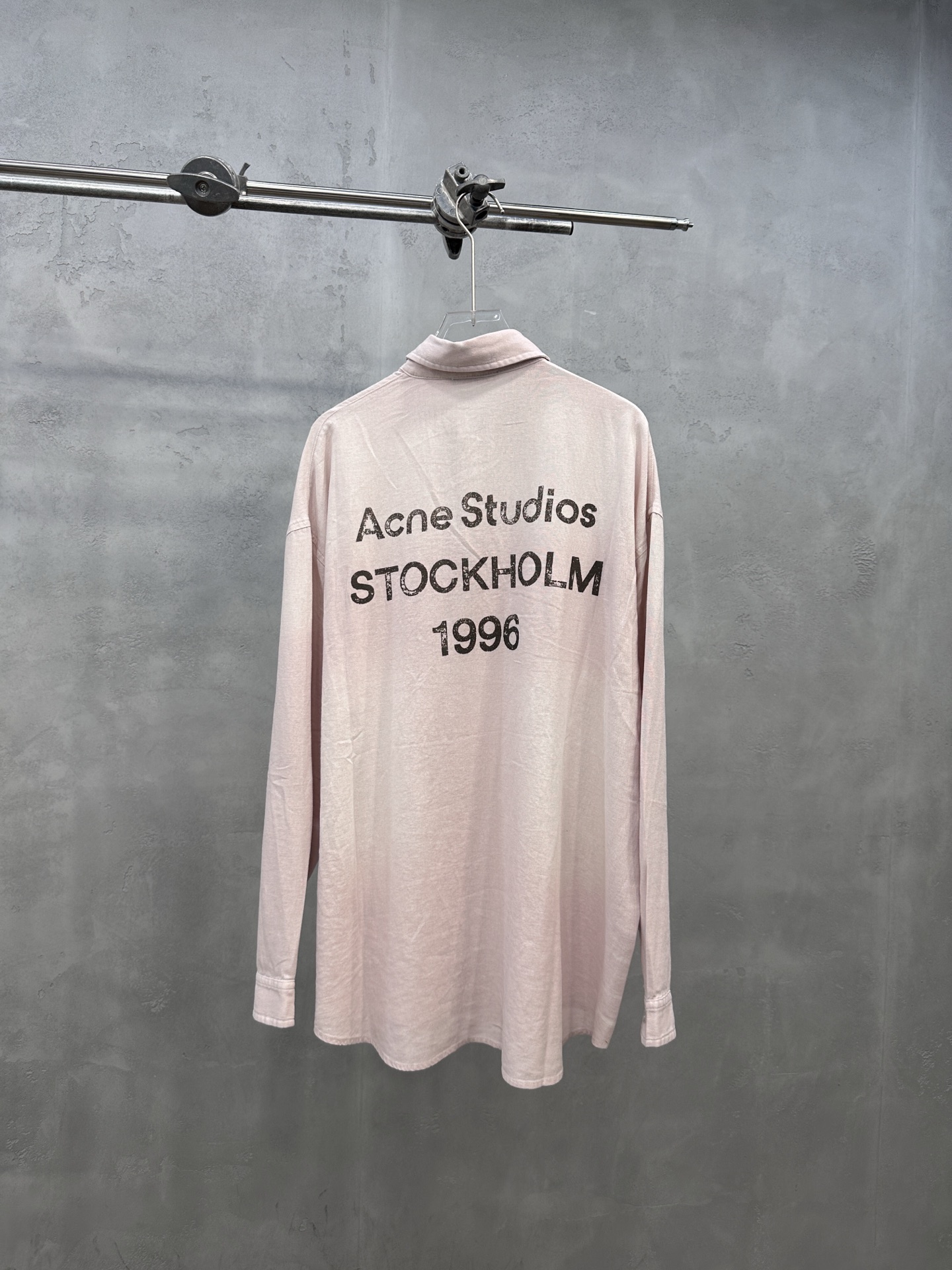 🌾Acne ｜ 新款休闲衬衣，成衣洗水炒色加前后印花工艺，时尚休闲，男女同款，尺码sml