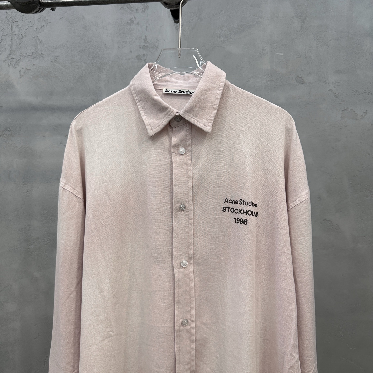 🌾Acne ｜ 新款休闲衬衣，成衣洗水炒色加前后印花工艺，时尚休闲，男女同款，尺码sml