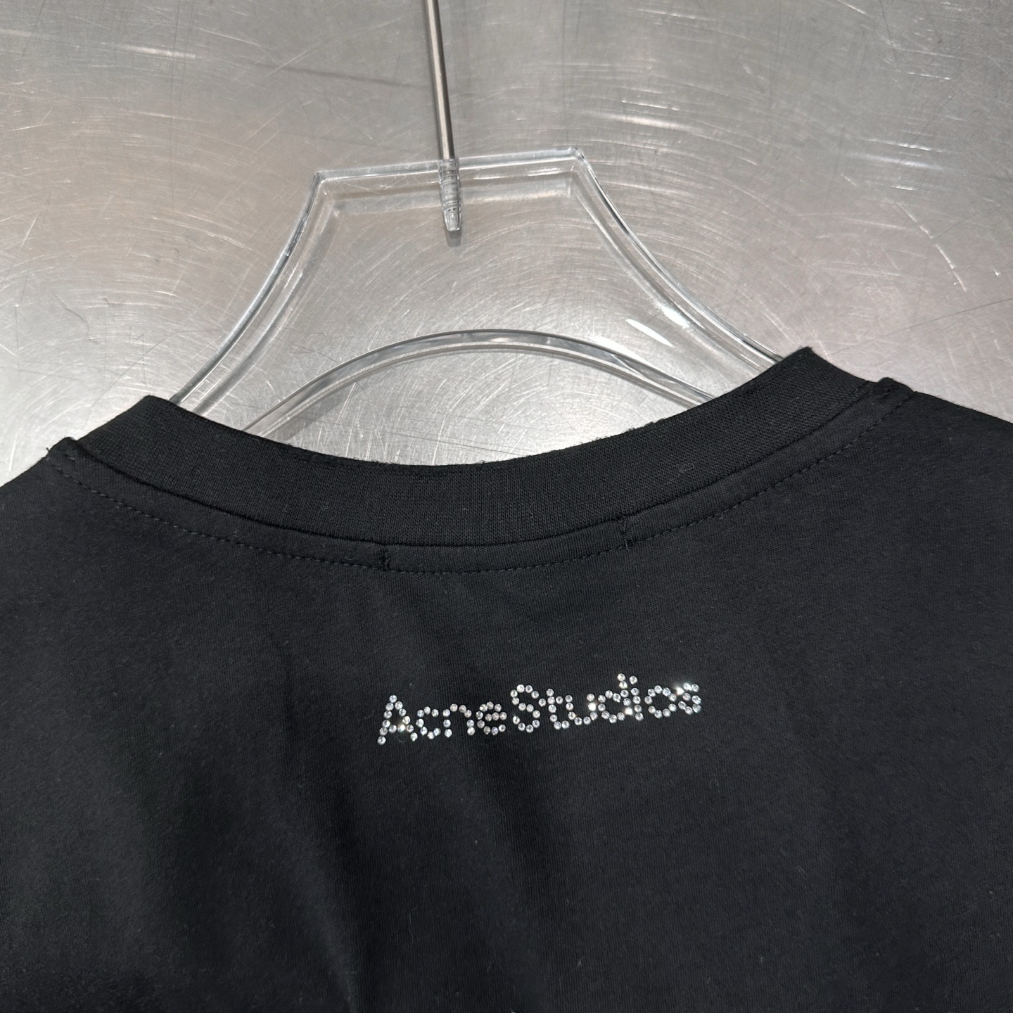 🌾Acne ｜ 新款短袖t，成衣洗水吊磨印花烫钻工艺，休闲时尚，尺码sml
