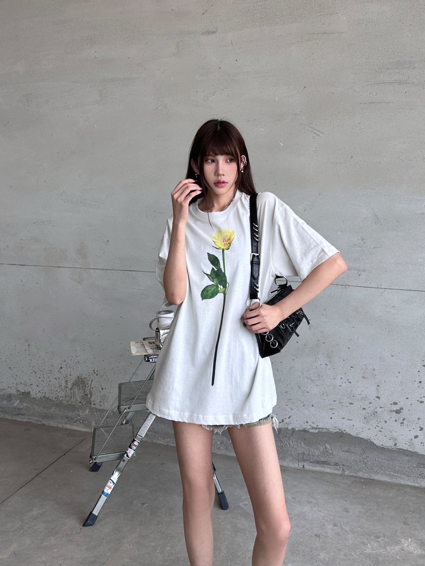 🌾Acne ｜ 新款短袖t，成衣洗水吊磨工艺加最新彩色印花，休闲时尚，尺码sml