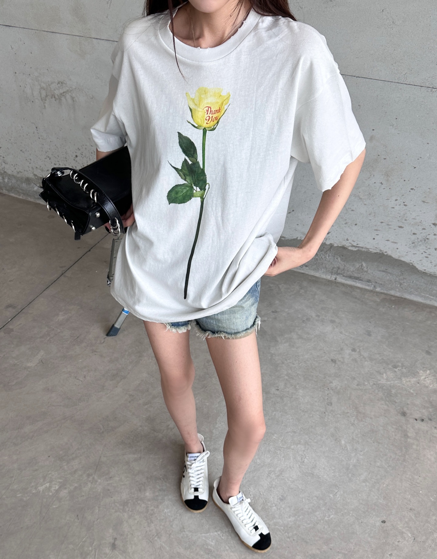 🌾Acne ｜ 新款短袖t，成衣洗水吊磨工艺加最新彩色印花，休闲时尚，尺码sml