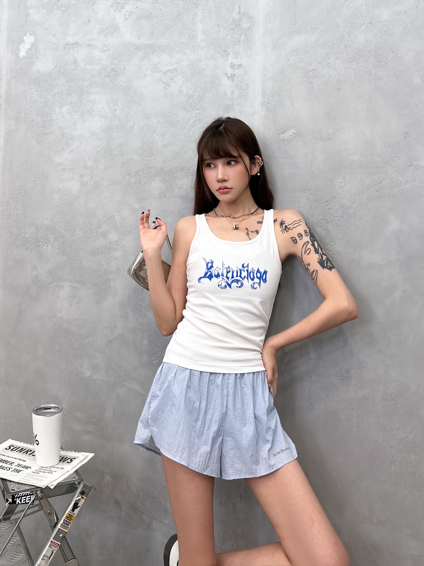 🌾巴黎 ｜ 新款休闲背心，日本进口莱赛尔莫代尔长绒棉面料，高级时尚，前后最新品牌印花图案，尺码sml