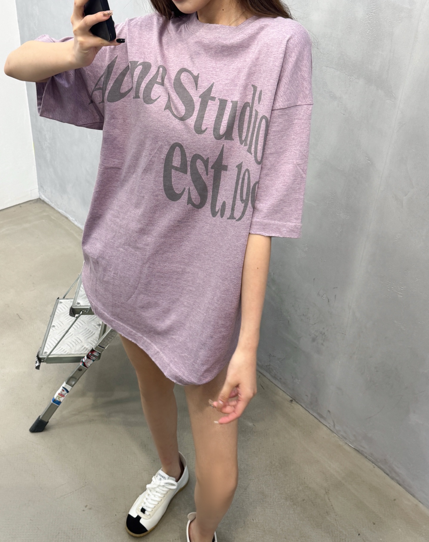 🌾Acne ｜ 新款短袖t，成衣洗水吊磨加成衣印花工艺，休闲时尚，男女同款，尺码sml