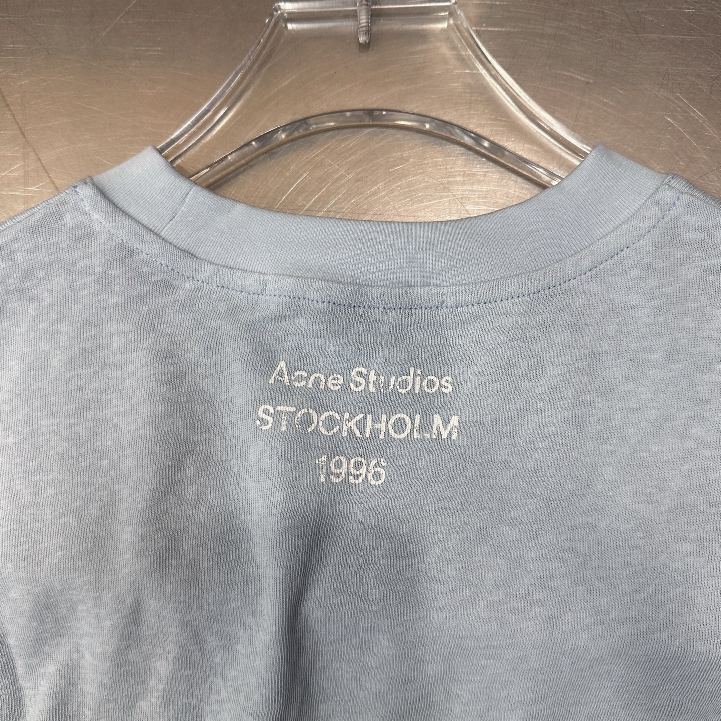 Acne ｜ 新款短袖t，前后经典字母印花工艺，特殊雪花棉面料，亲肤透气，休闲时尚，尺码sml