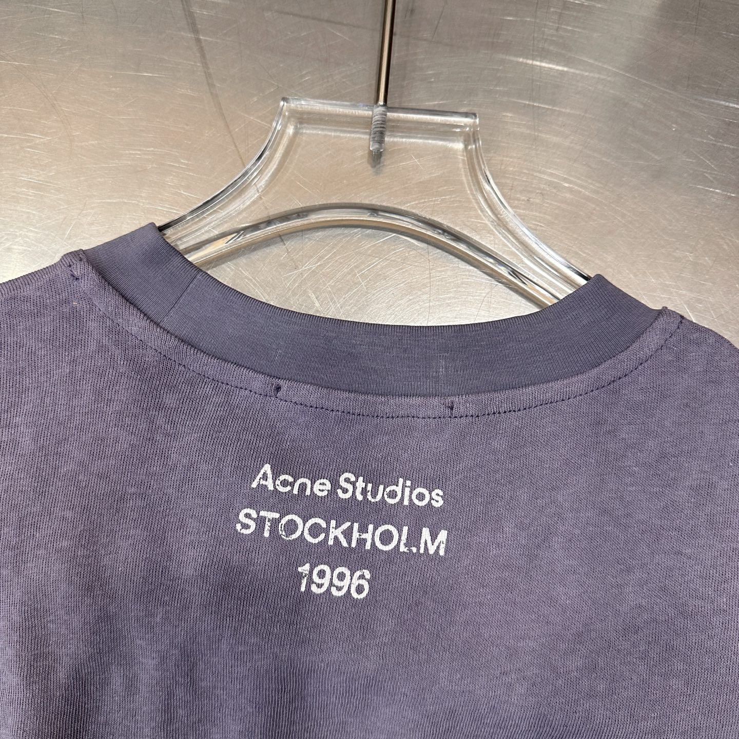 Acne ｜ 新款短袖t，前后经典字母印花工艺，特殊雪花棉面料，亲肤透气，休闲时尚，尺码sml
