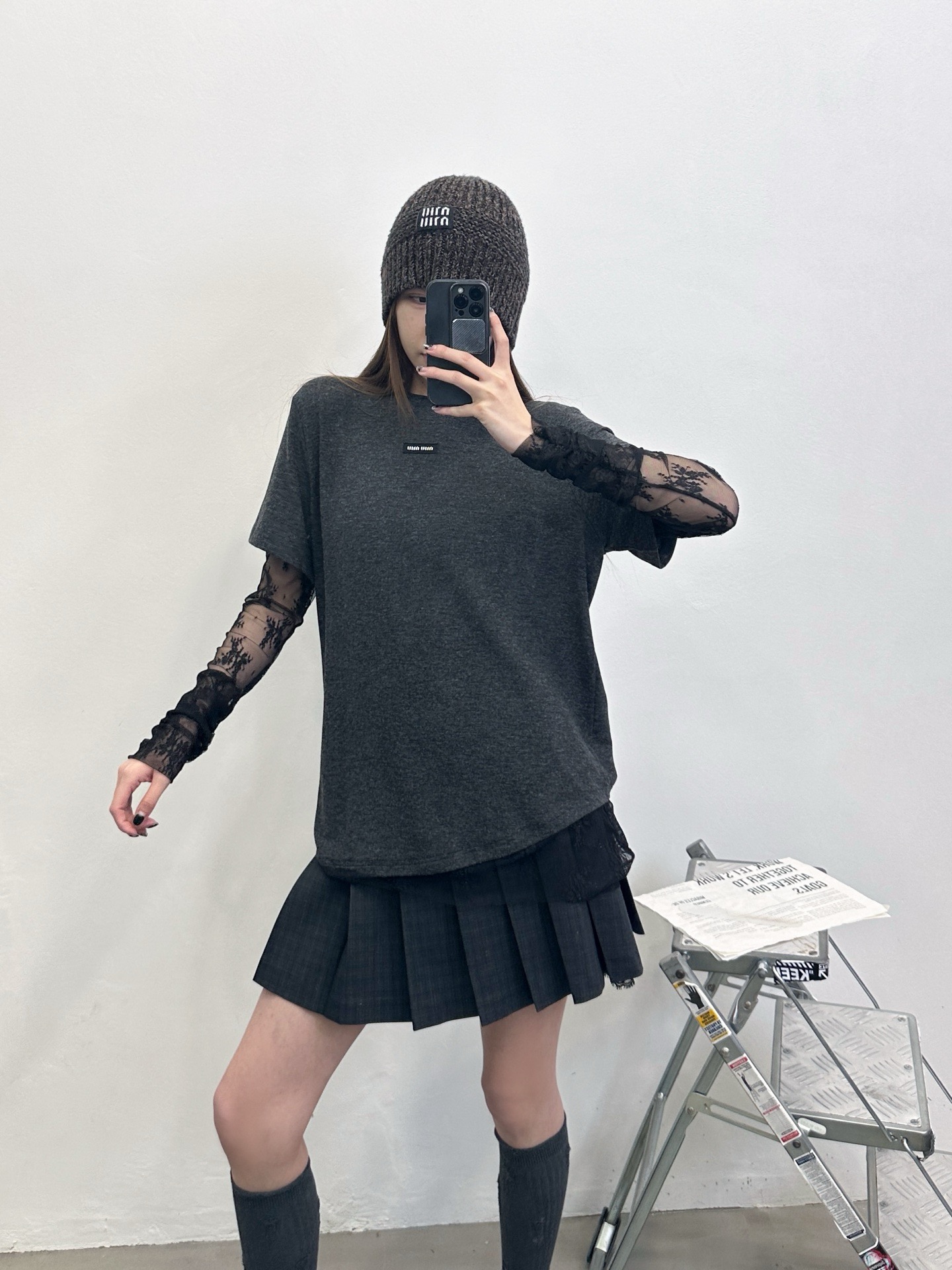 克罗心 ｜ 新款长袖打底，全身4处印花，日本进口天丝亚麻面料，时尚休闲，尺码sml