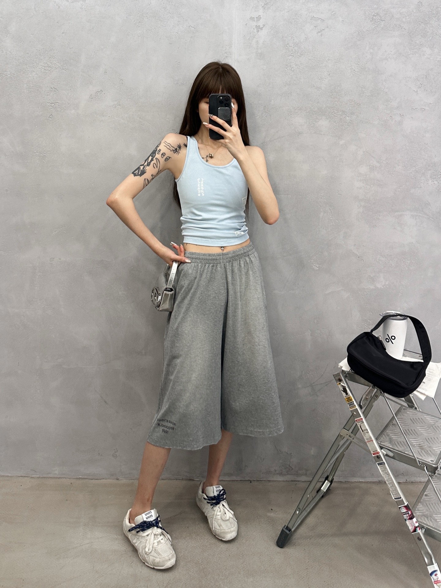 Acne ｜ 新款休闲短裤，成衣洗水喷色吊磨工艺加经典印花标，精梳全棉面料，男女同款，尺码sml