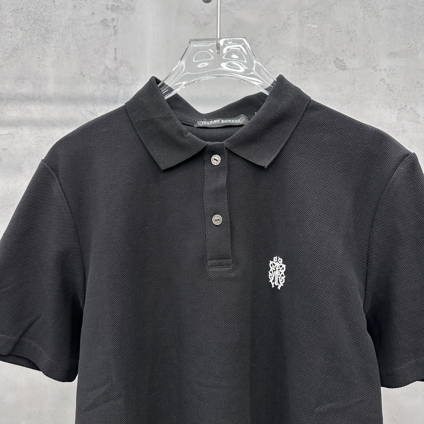 克罗心 ｜ 新款短袖polo，成衣洗水炒色工艺加前后品牌经典刺绣标，休闲时尚，尺码sml