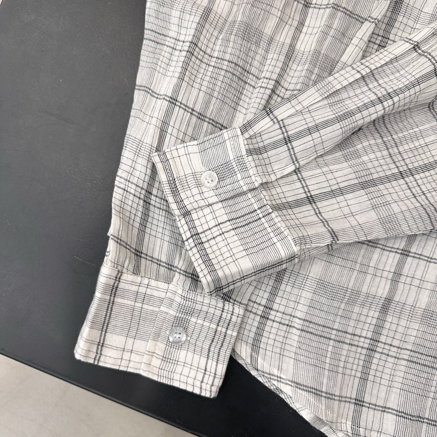 Acne ｜ 新款休闲衬衣，成衣洗水喷色印花烫钻工艺加全棉色织格纹面料，休闲时尚，尺码sml