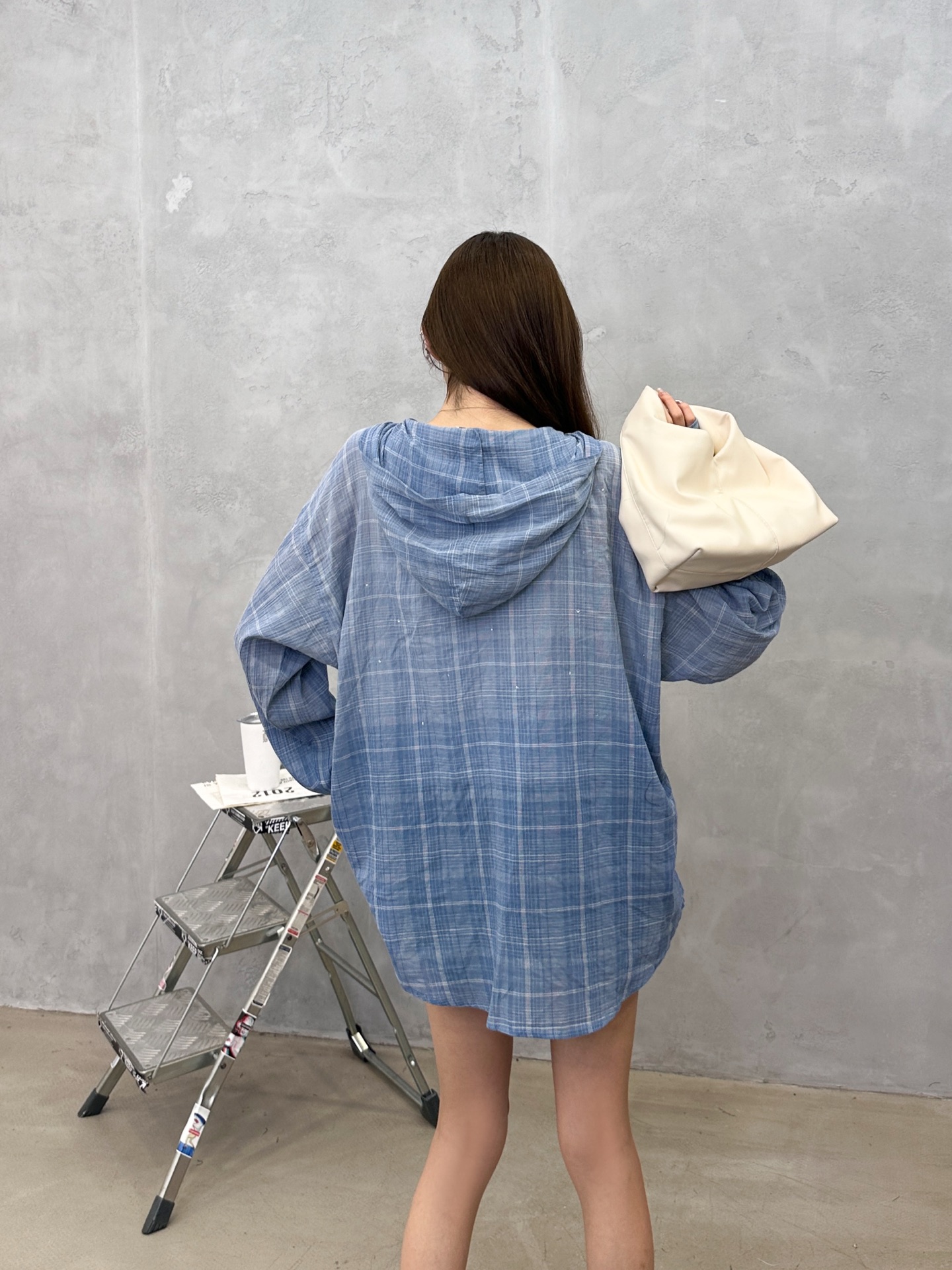 Acne ｜ 新款休闲衬衣，成衣洗水喷色印花烫钻工艺加全棉色织格纹面料，休闲时尚，尺码sml