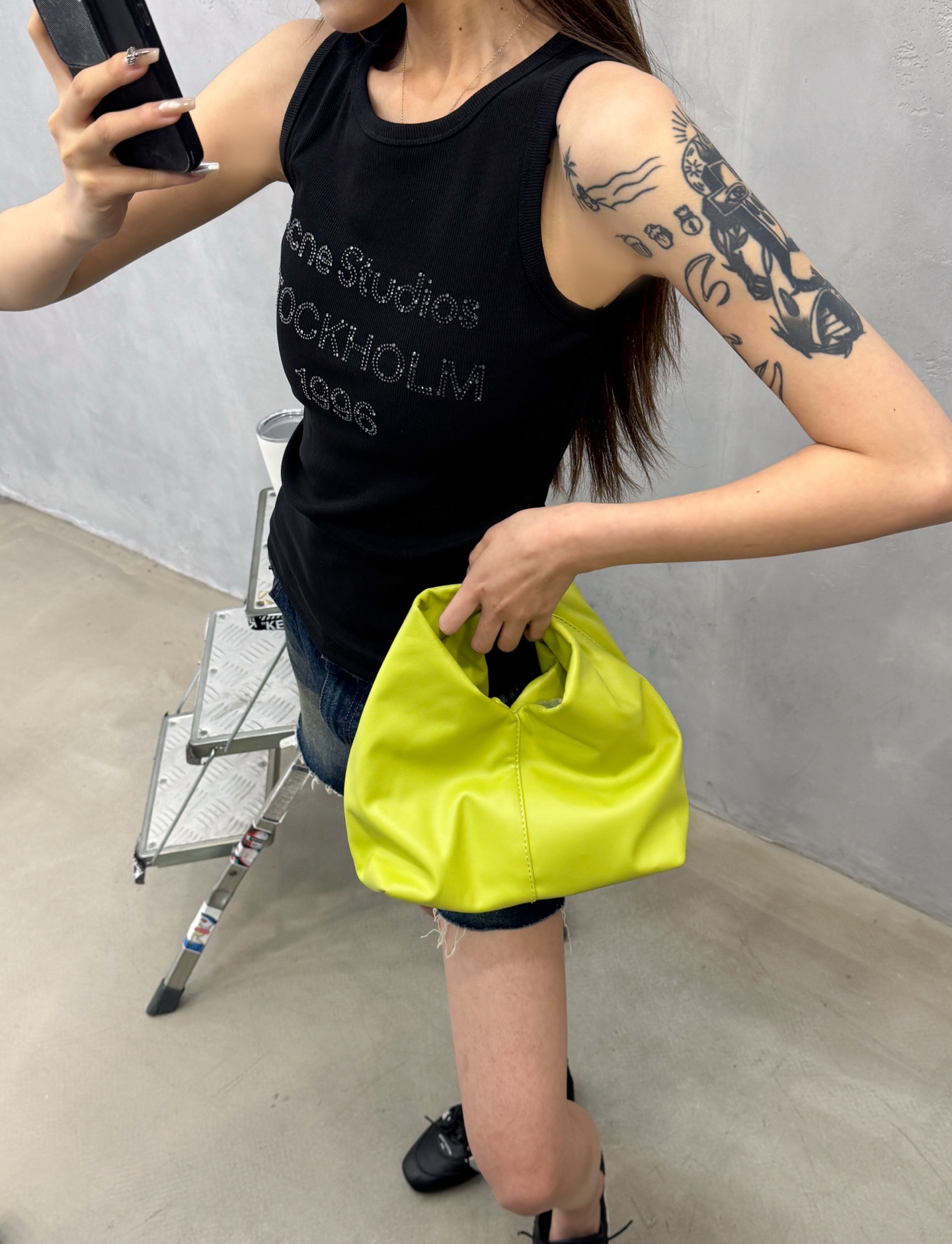 Acne ｜ 新款背心，进口莱赛尔棉面料，品牌经典烫钻工艺，休闲时尚，尺码sml