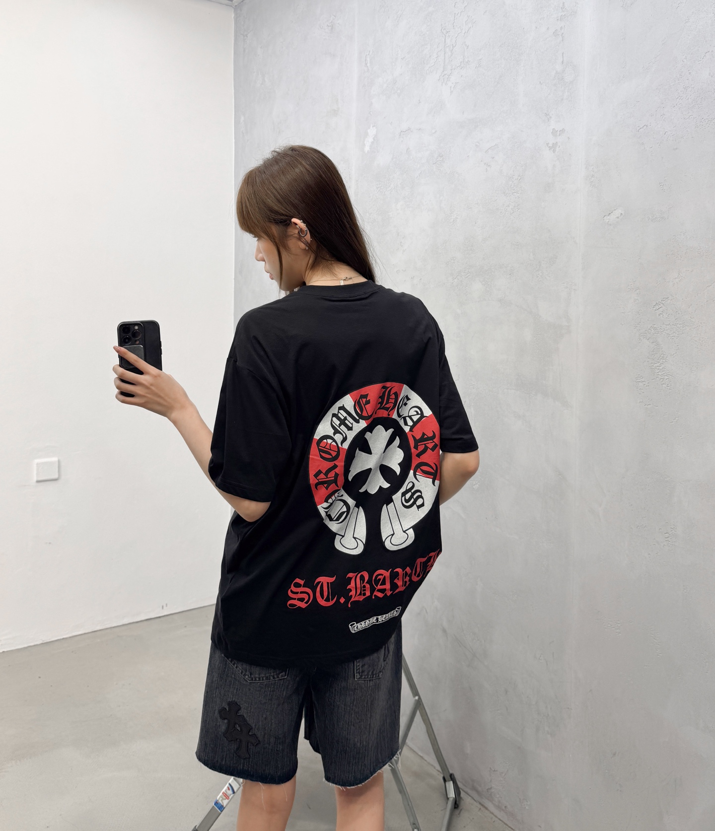 克罗心 ｜ 新款短袖t，成衣洗水加彩色印花工艺，休闲时尚，男女同款，尺码sml
