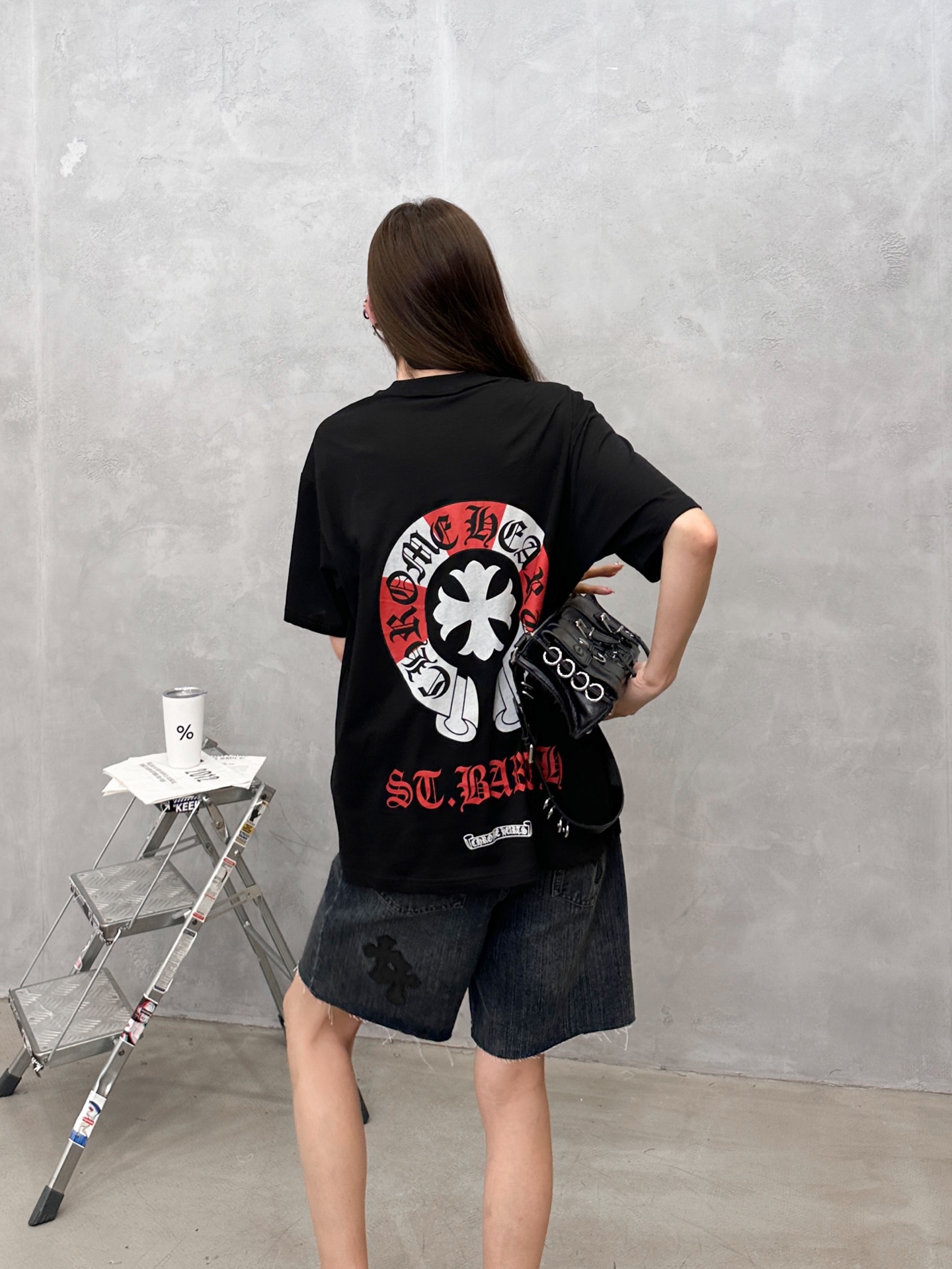 克罗心 ｜ 新款短袖t，成衣洗水加彩色印花工艺，休闲时尚，男女同款，尺码sml
