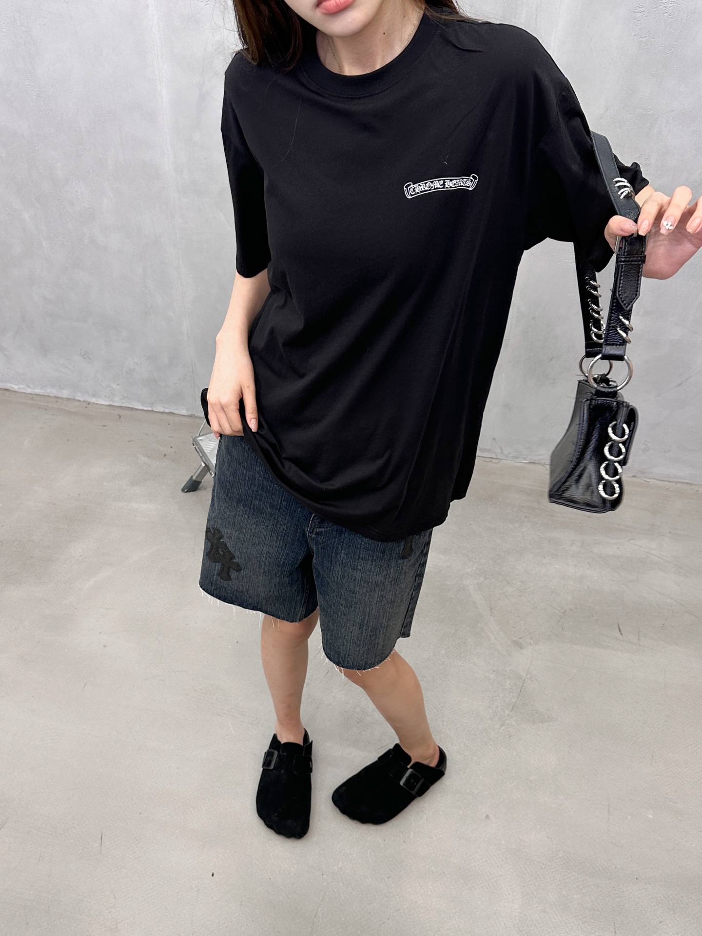 克罗心 ｜ 新款短袖t，成衣洗水加彩色印花工艺，休闲时尚，男女同款，尺码sml