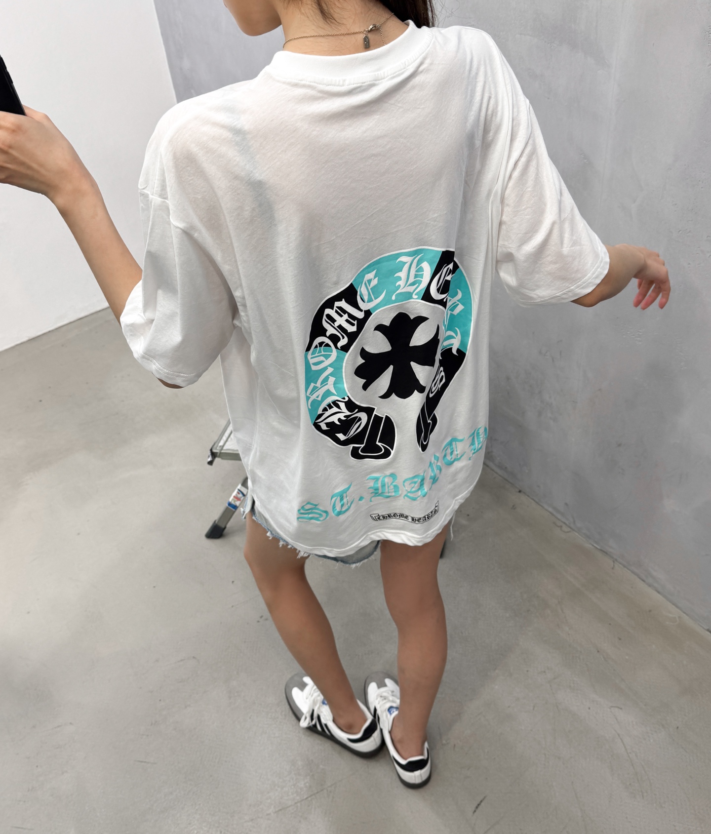 克罗心 ｜ 新款短袖t，成衣洗水加彩色印花工艺，休闲时尚，男女同款，尺码sml