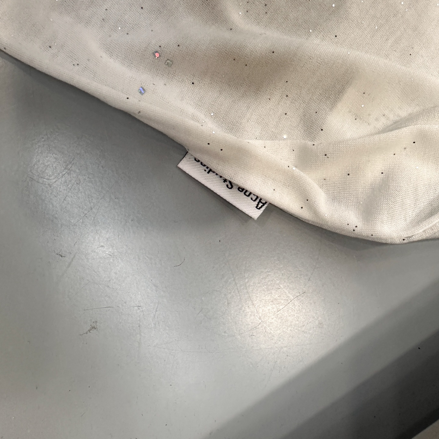 Acne ｜ 新款长袖t，进口特殊闪粉再生纤维面料，品牌经典刺绣标，特别单吊带款式设计，时尚休闲，尺码s
