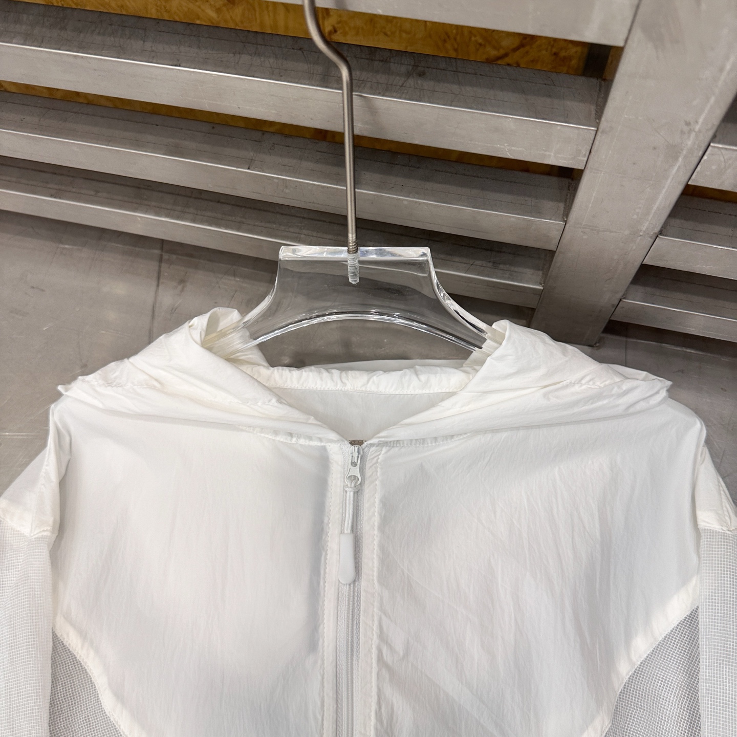 Rickowens ｜ 新款防晒上衣，品牌经典刺绣标，特殊超薄防晒面料AB拼接款式，休闲时尚，尺码sml