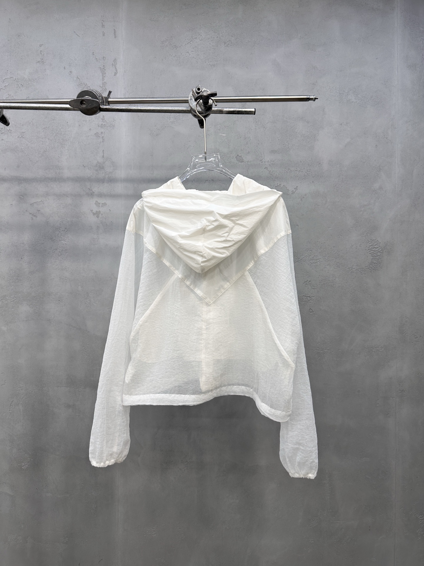 Rickowens ｜ 新款防晒上衣，品牌经典刺绣标，特殊超薄防晒面料AB拼接款式，休闲时尚，尺码sml