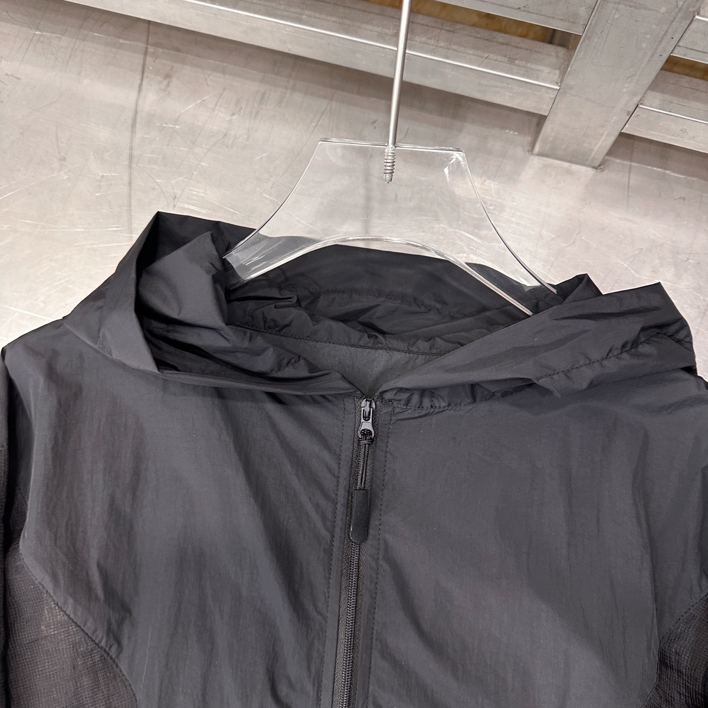 Rickowens ｜ 新款防晒上衣，品牌经典刺绣标，特殊超薄防晒面料AB拼接款式，休闲时尚，尺码sml