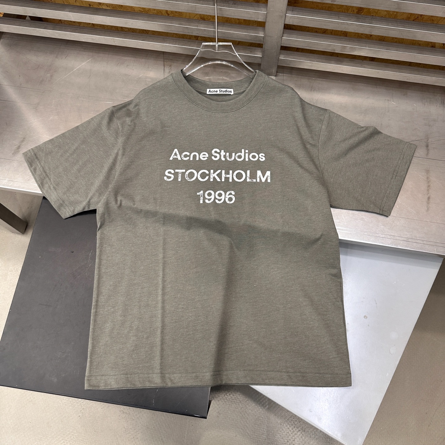 Acne ｜ 新款短袖t，成衣洗水印花工艺，休闲时尚，男女同款，尺码sml