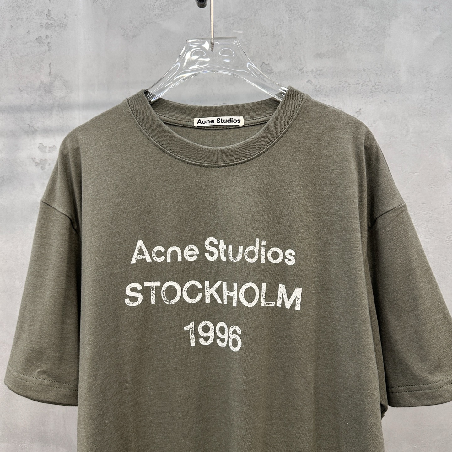 Acne ｜ 新款短袖t，成衣洗水印花工艺，休闲时尚，男女同款，尺码sml