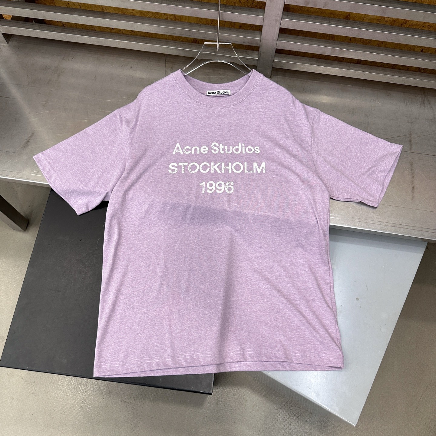 Acne ｜ 新款短袖t，成衣洗水印花工艺，休闲时尚，男女同款，尺码sml