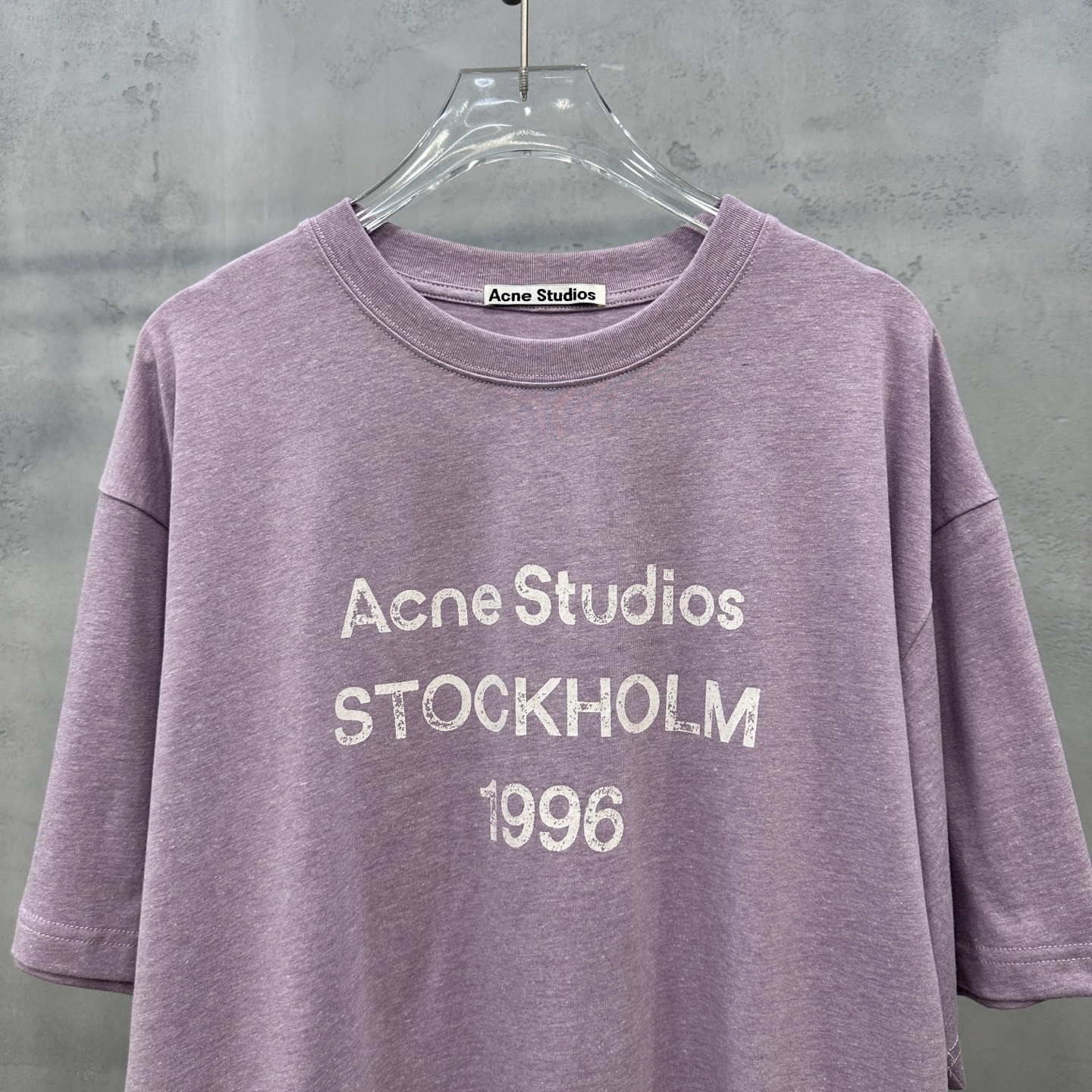 Acne ｜ 新款短袖t，成衣洗水印花工艺，休闲时尚，男女同款，尺码sml