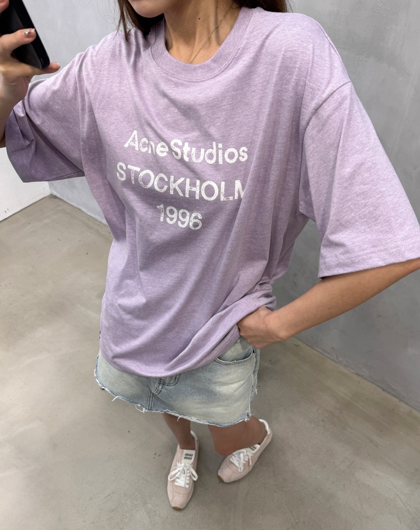Acne ｜ 新款短袖t，成衣洗水印花工艺，休闲时尚，男女同款，尺码sml