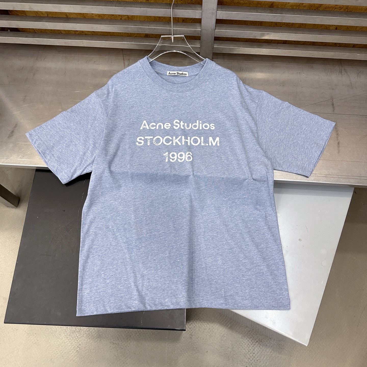 Acne ｜ 新款短袖t，成衣洗水印花工艺，休闲时尚，男女同款，尺码sml