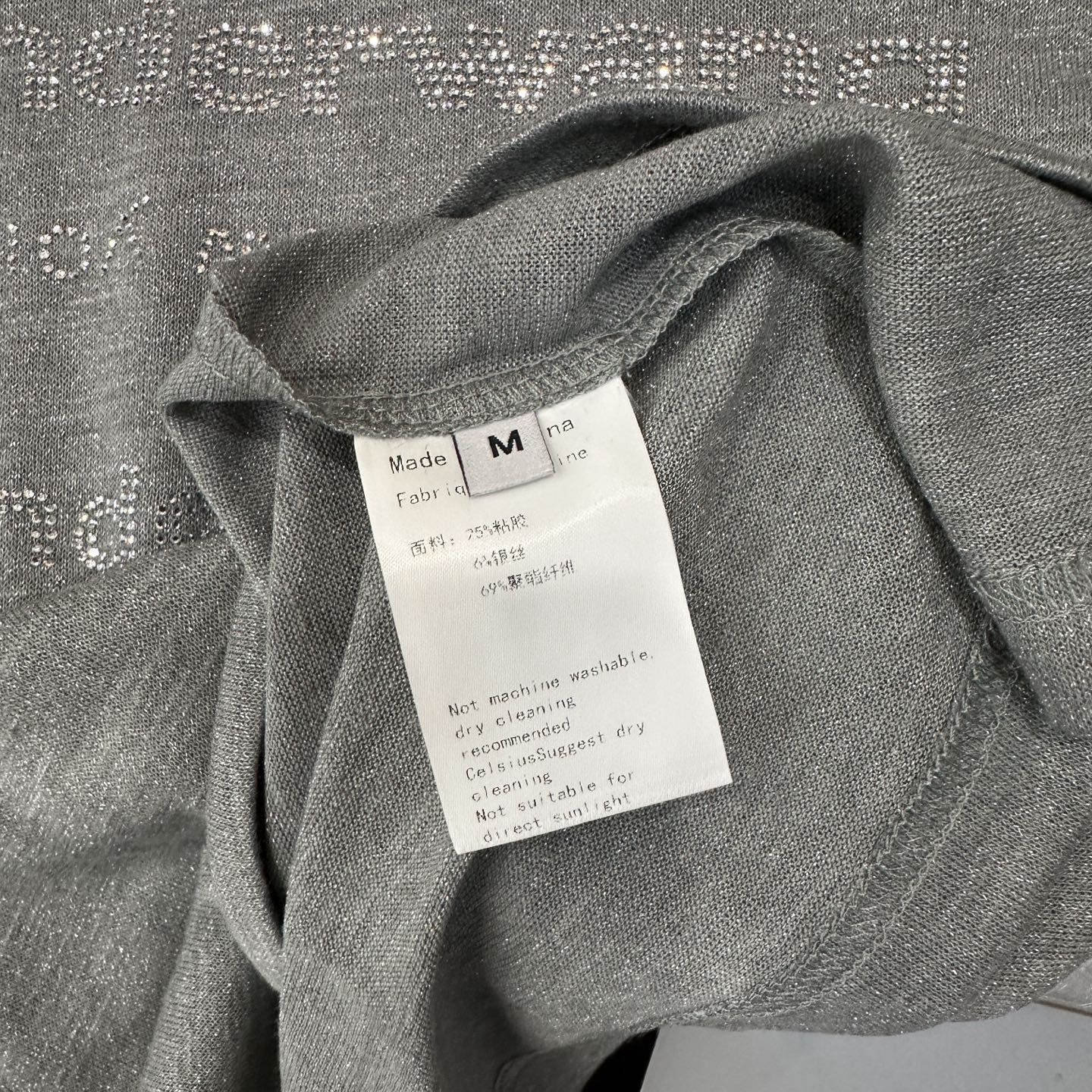 大王 ｜ 新款短袖t，品牌经典字母烫钻工艺，进口银丝环保纤维特殊面料，休闲时尚，尺码sml