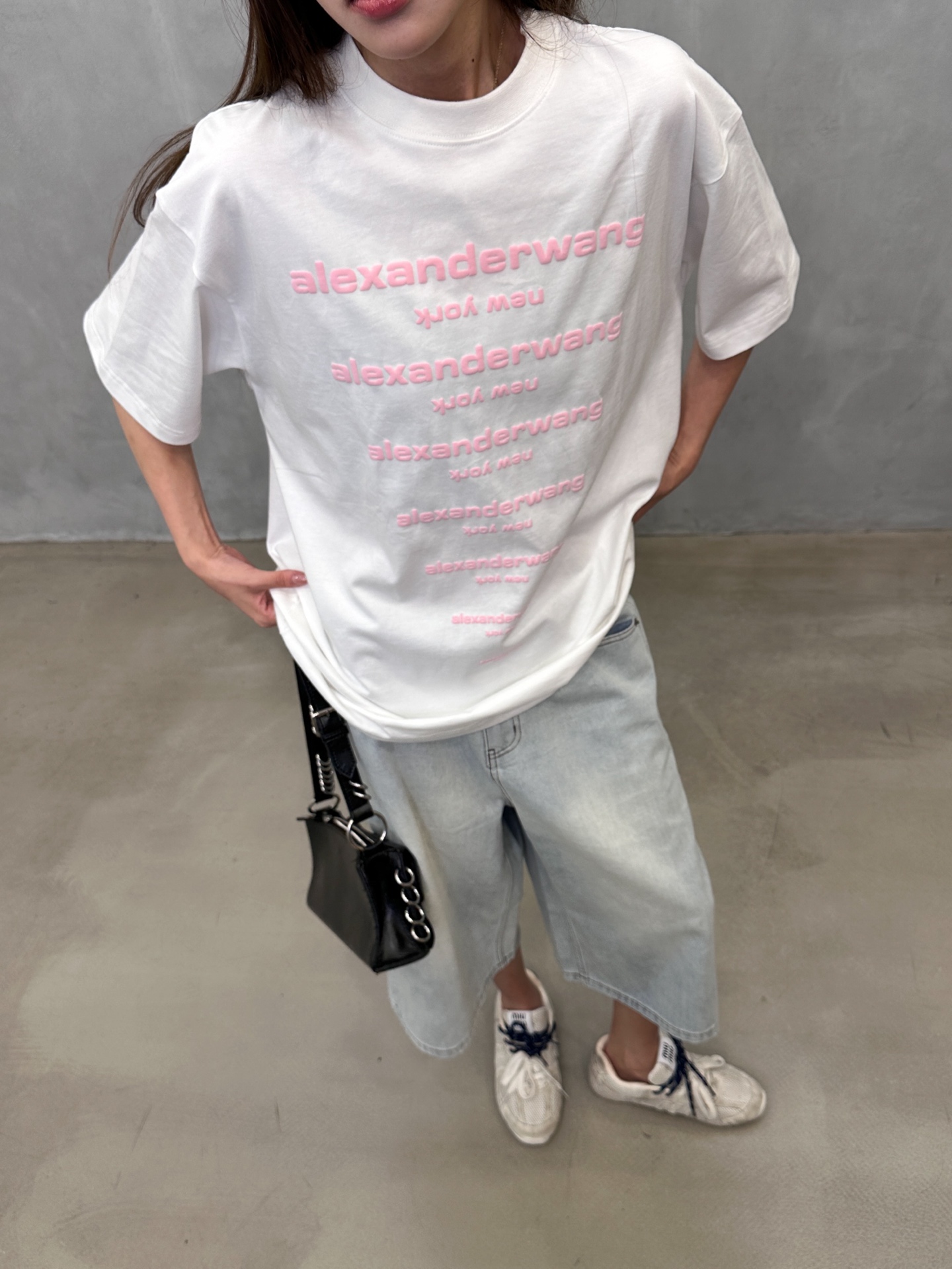 大王 ｜ 新款短袖t，成衣洗水炒色加发泡印花工艺，休闲时尚，男女同款，尺码sml