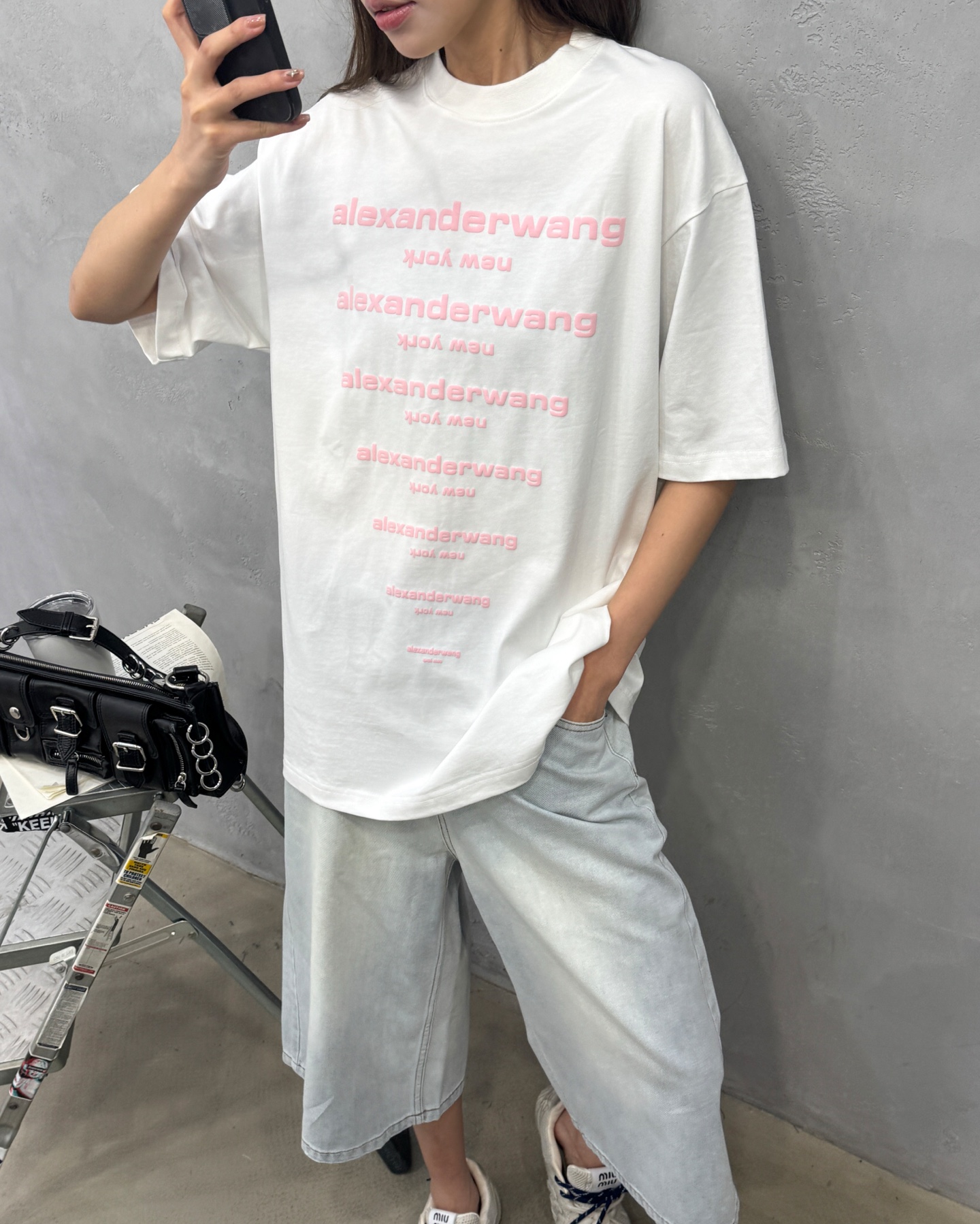 大王 ｜ 新款短袖t，成衣洗水炒色加发泡印花工艺，休闲时尚，男女同款，尺码sml