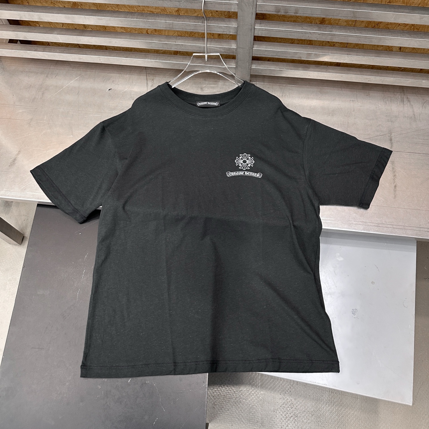 克罗心 ｜ 新款短袖t，成衣洗水加前后印花工艺，日本进口亚麻棉面料，时尚休闲，尺码sml