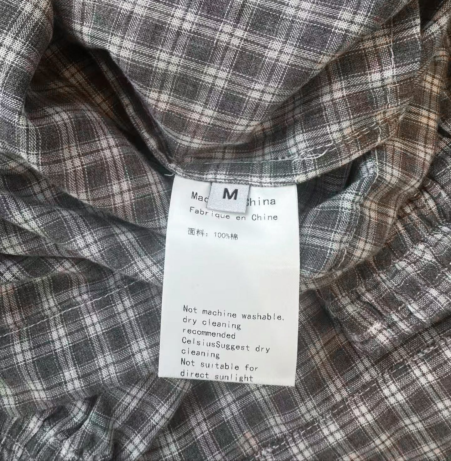 Acne ｜ 新款开衫外套，前后经典印花标，轻薄全棉色织格纹面料，时尚休闲，尺码sml