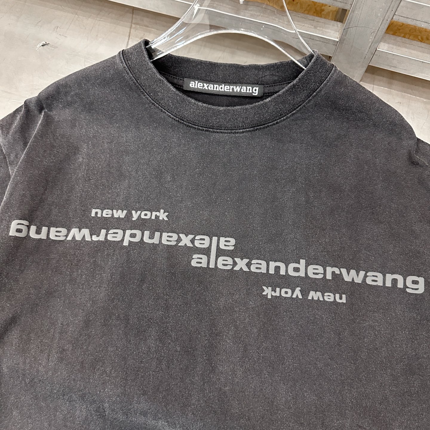 大王 ｜ 新款短袖t，成衣洗水炒色加发泡印花工艺，休闲时尚，男女同款，尺码sml