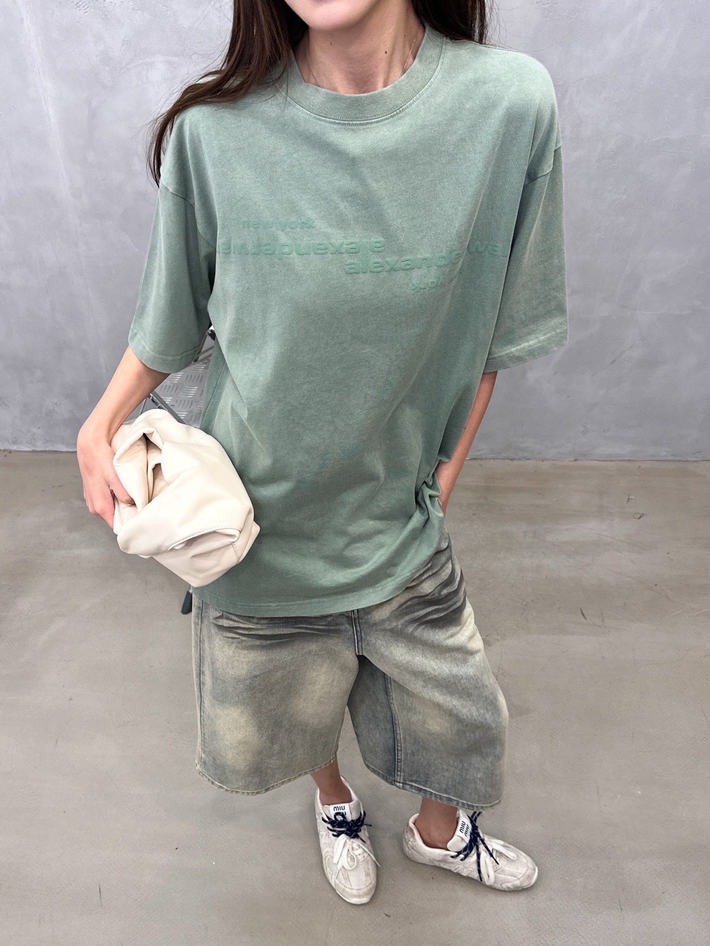 大王 ｜ 新款短袖t，成衣洗水炒色加发泡印花工艺，休闲时尚，男女同款，尺码sml