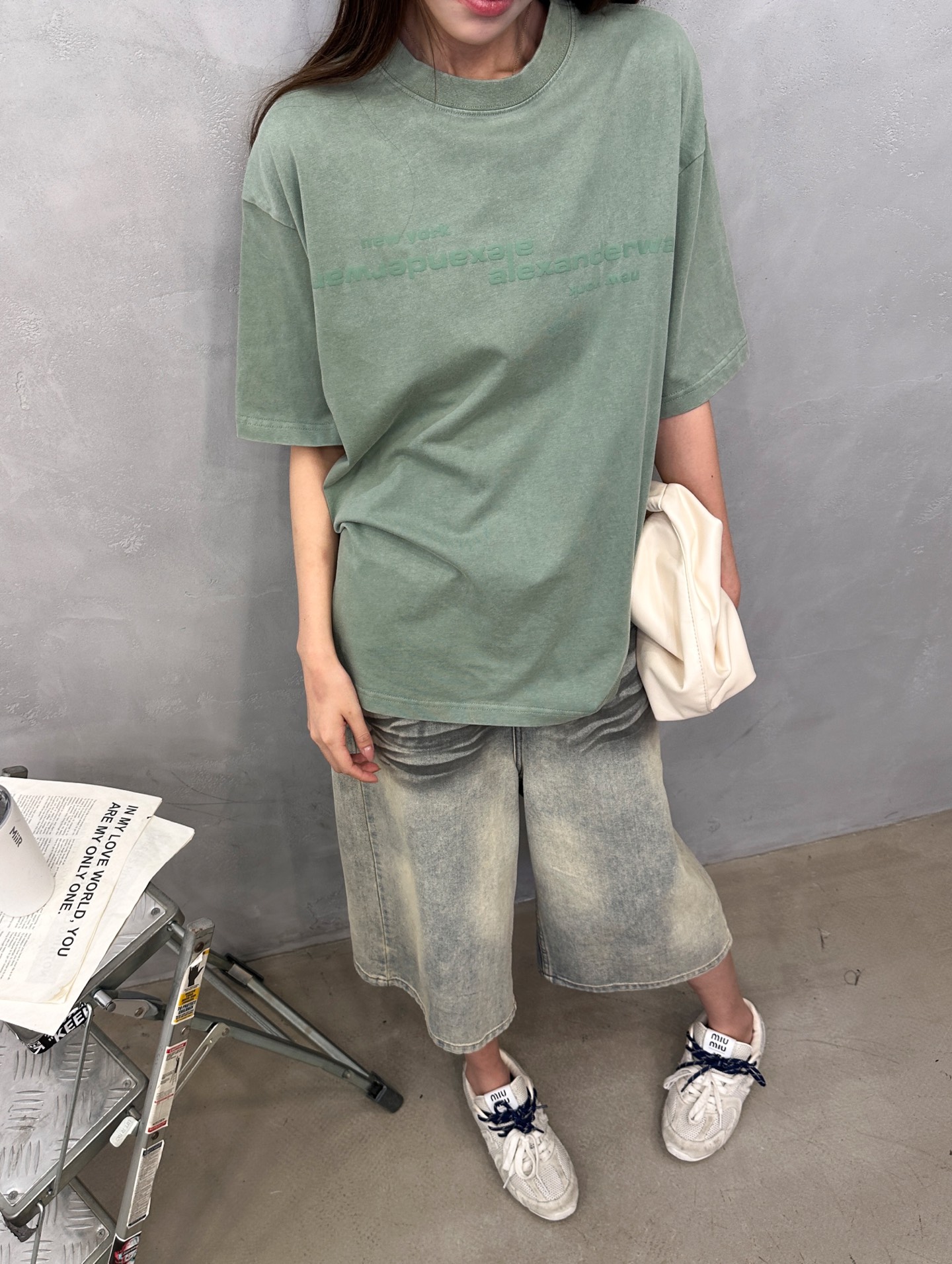 大王 ｜ 新款短袖t，成衣洗水炒色加发泡印花工艺，休闲时尚，男女同款，尺码sml