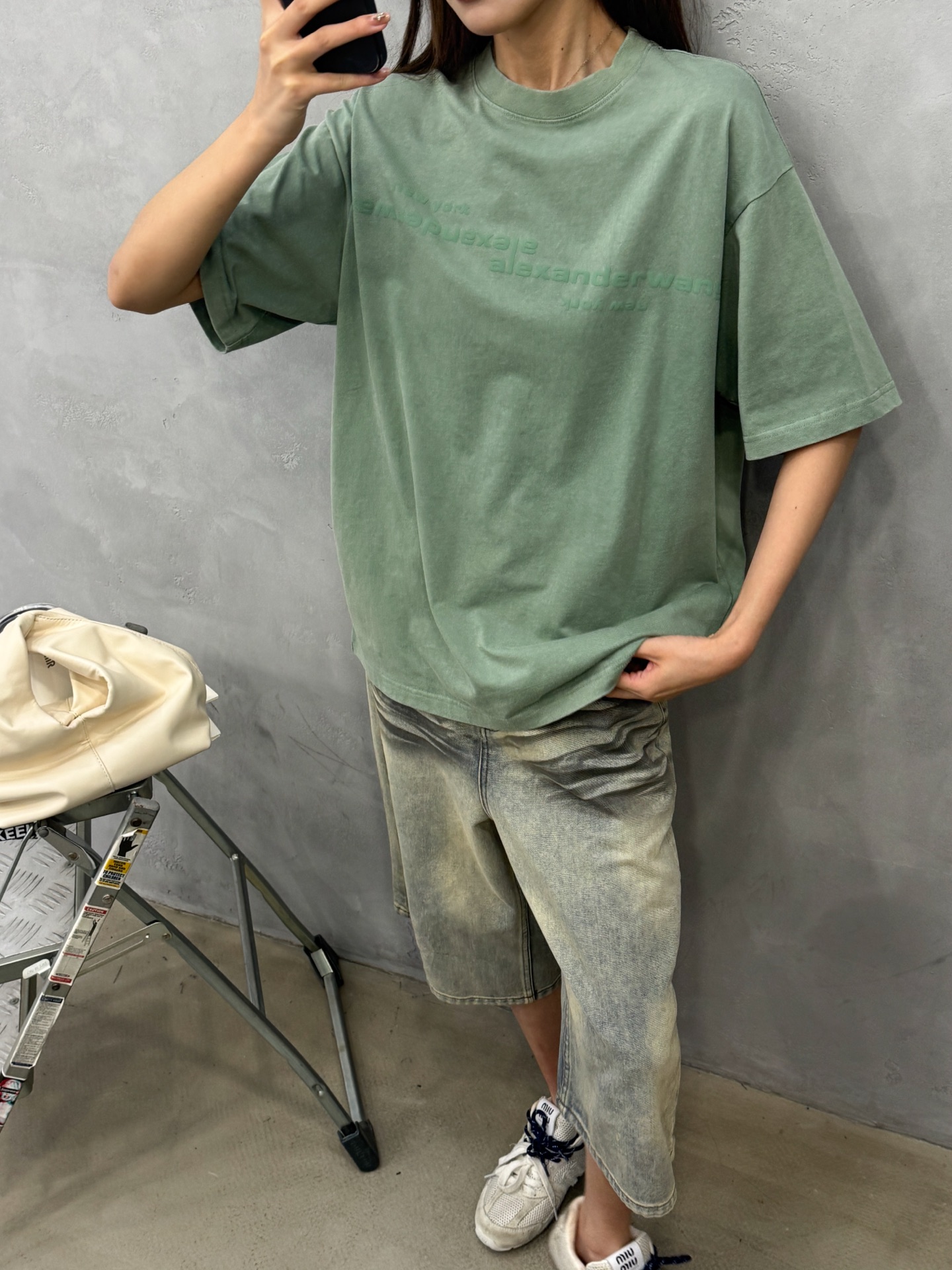 大王 ｜ 新款短袖t，成衣洗水炒色加发泡印花工艺，休闲时尚，男女同款，尺码sml