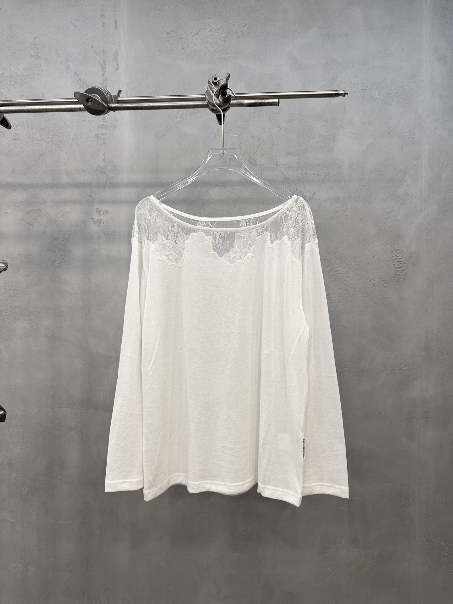 NO:889260,King | New long-sleeved bottoming, imported high-viscosity cotton splicing lace style, casual fashion, size sml, Alexander Wang-clothing, alexander wang,19860909大王 ｜ 新款长袖打底,进口高黏棉拼接蕾丝款式,休闲时尚,尺码sml,亚历山大王-服装,alexander wang,,Women's clothing