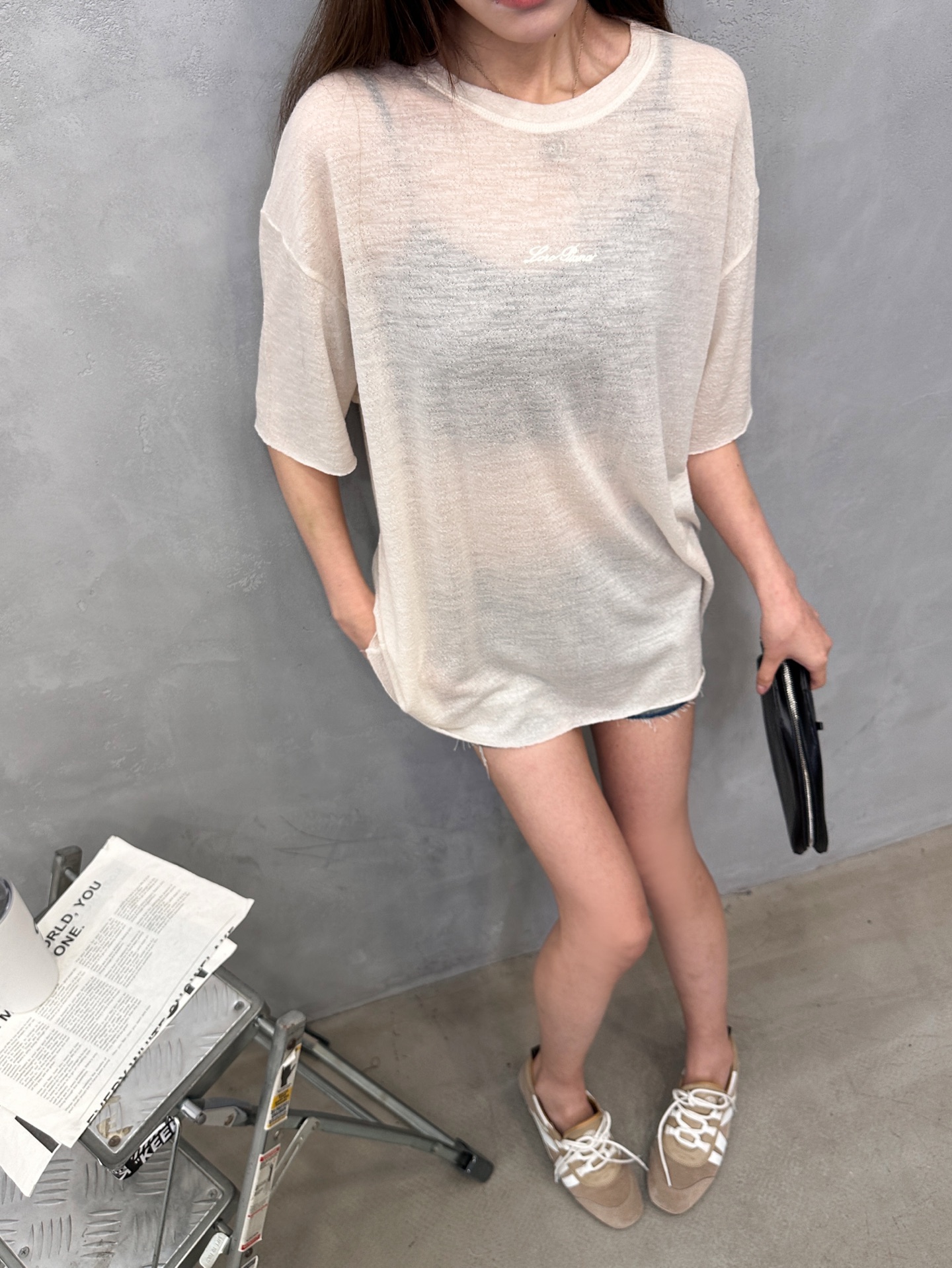 lP🆕 ｜ 新款短袖t，品牌经典刺绣标，100%羊毛面料，简单高级，男女同款，尺码sml