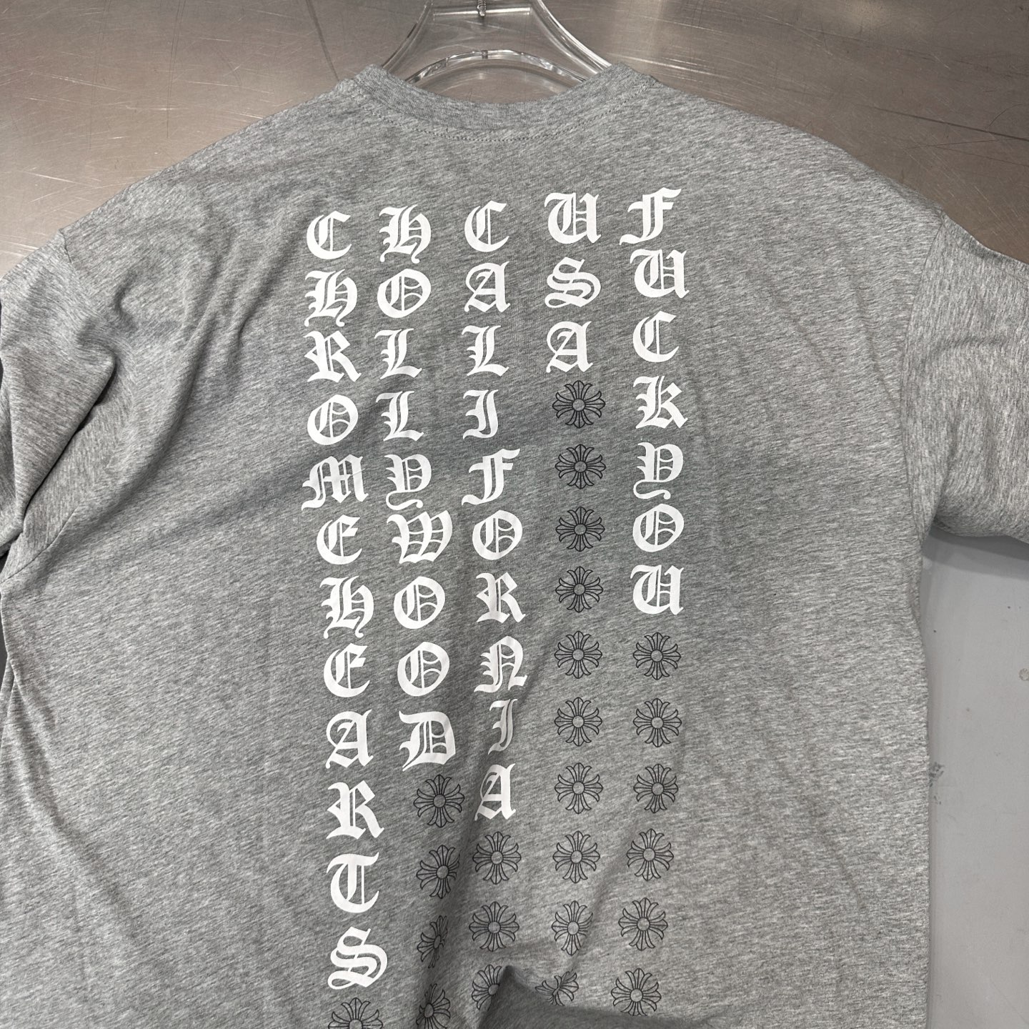 克罗心 ｜ 新款短袖t，成衣洗水加多处印花工艺，休闲时尚，男女同款，尺码sml