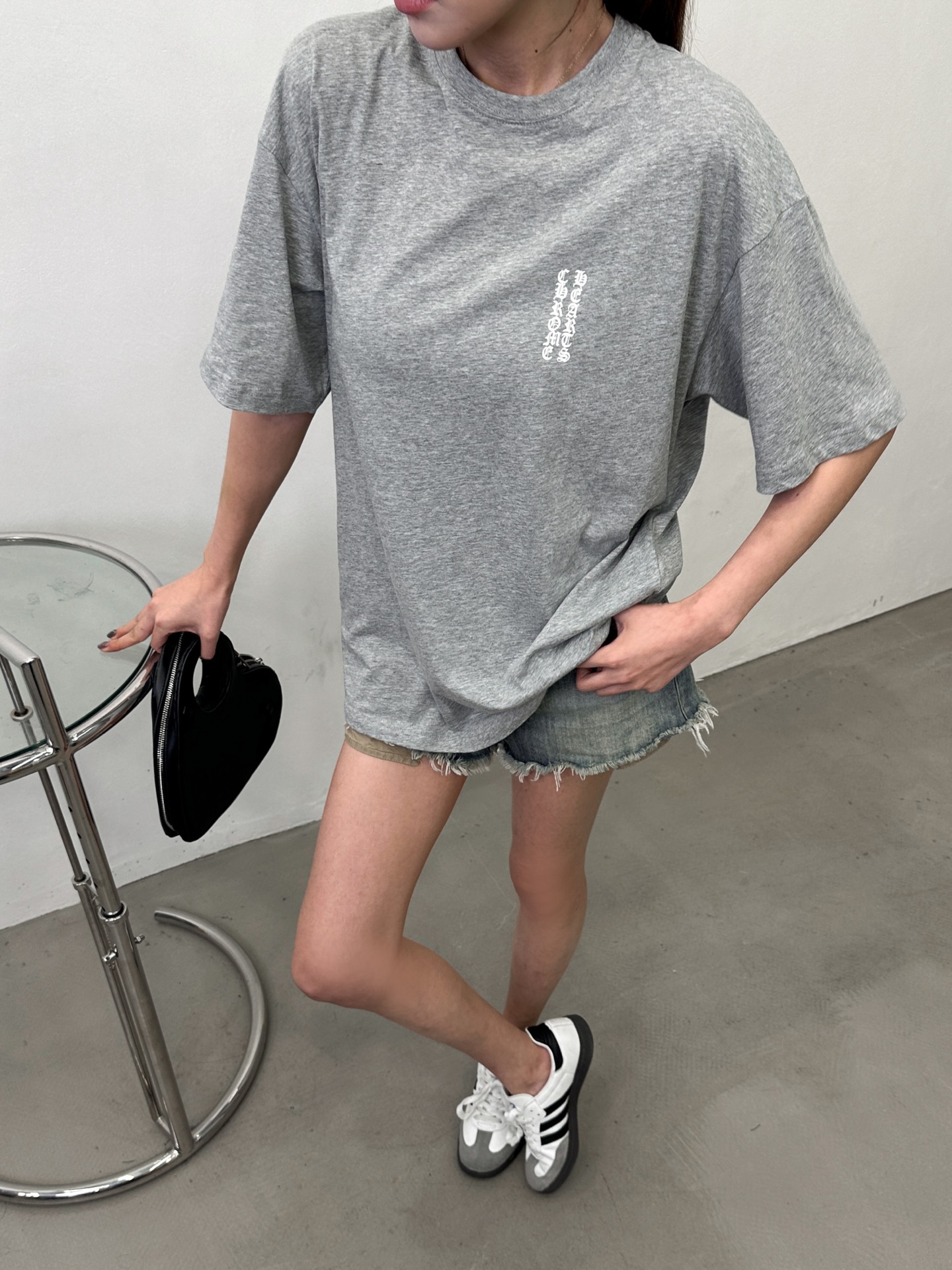 克罗心 ｜ 新款短袖t，成衣洗水加多处印花工艺，休闲时尚，男女同款，尺码sml