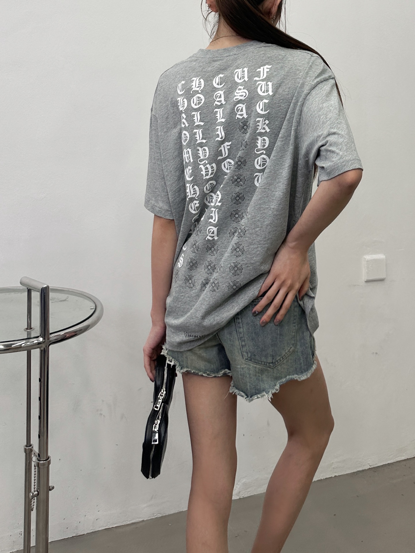 克罗心 ｜ 新款短袖t，成衣洗水加多处印花工艺，休闲时尚，男女同款，尺码sml