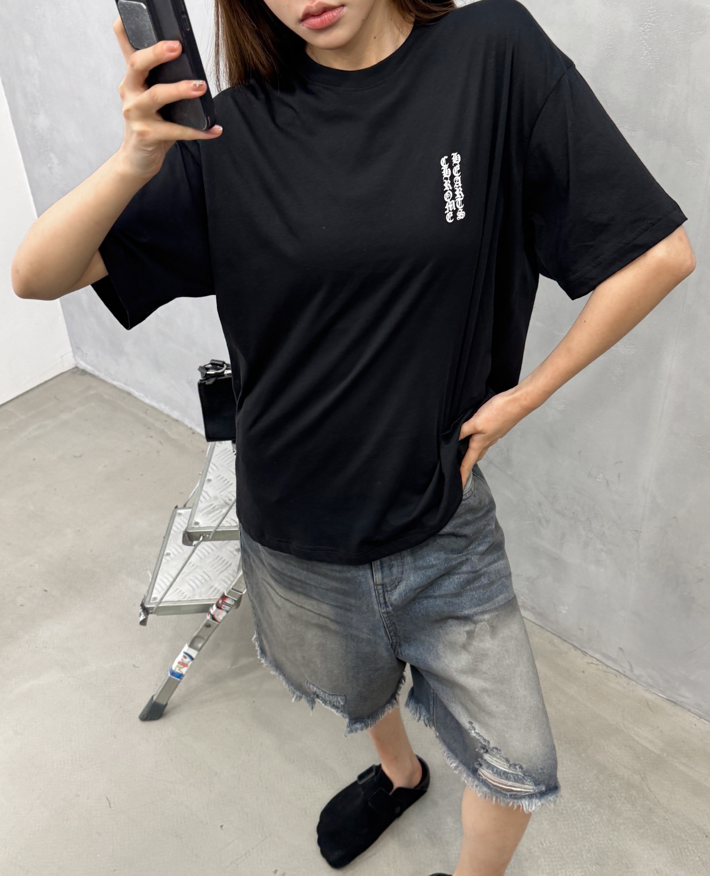 克罗心 ｜ 新款短袖t，成衣洗水加多处印花工艺，休闲时尚，男女同款，尺码sml