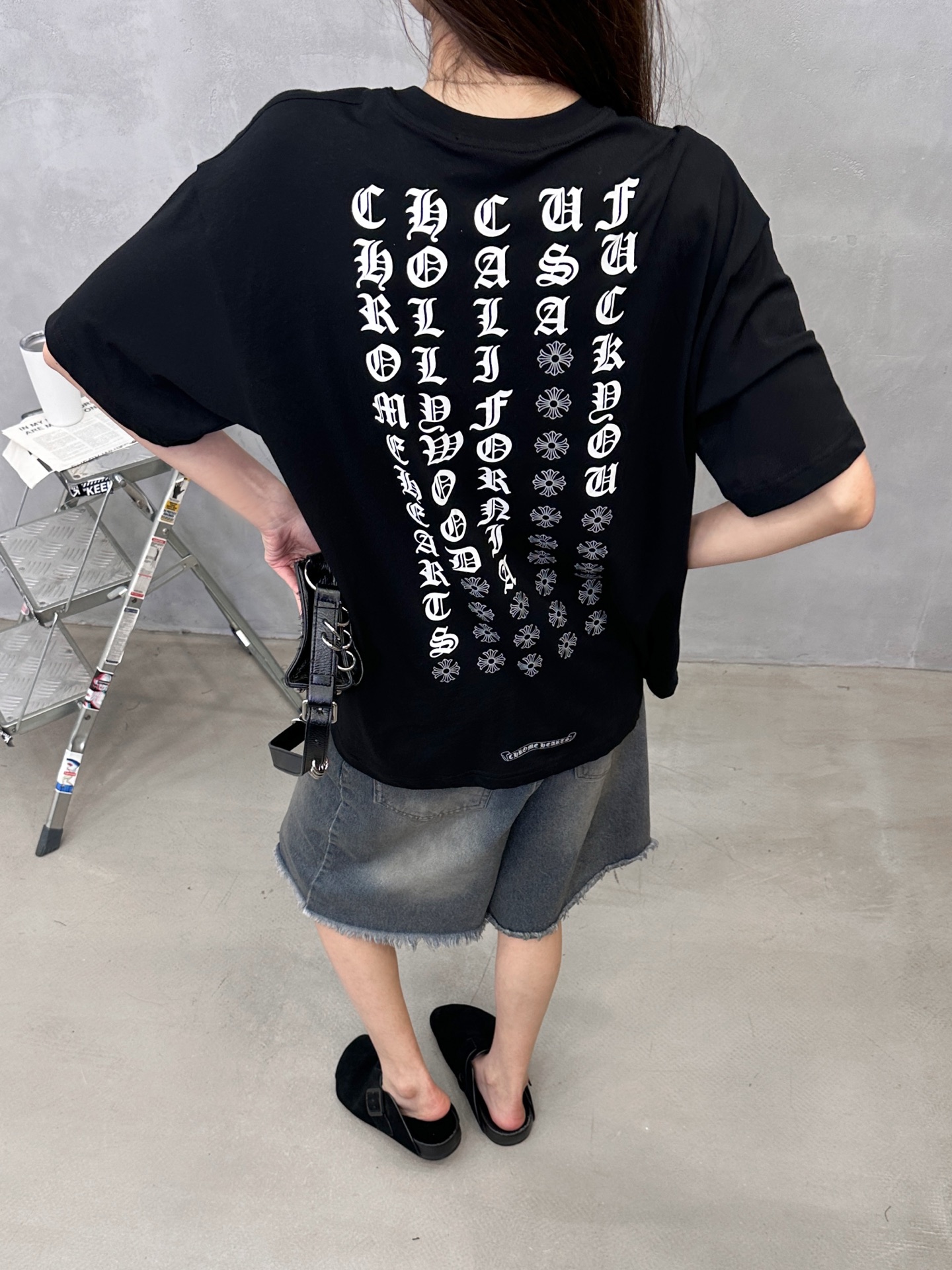 克罗心 ｜ 新款短袖t，成衣洗水加多处印花工艺，休闲时尚，男女同款，尺码sml